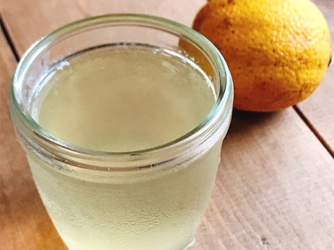 さっぱりレモンゼリー(ゼラチン使用)